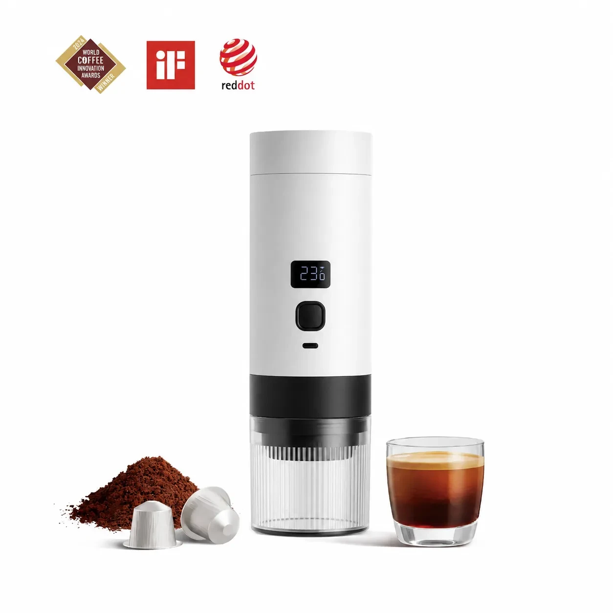 Montresso prijenosni espresso aparat – uvećani prikaz